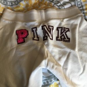 VS Pink Crop sweat pants