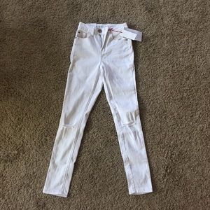 Cotton on high rise skinny 7/8 jeans