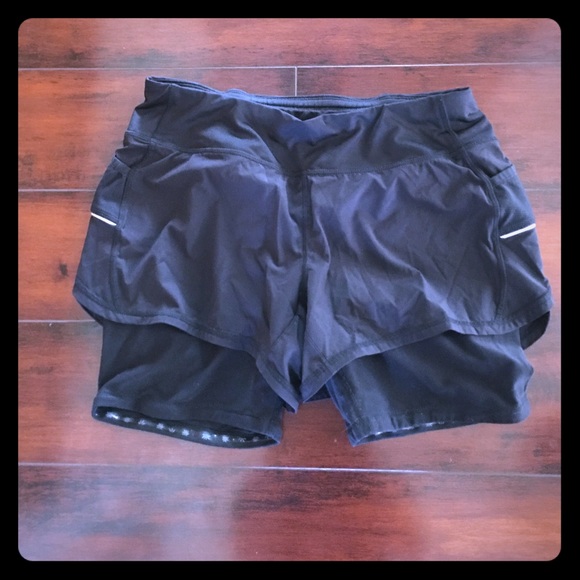 Athleta Black Running Shorts