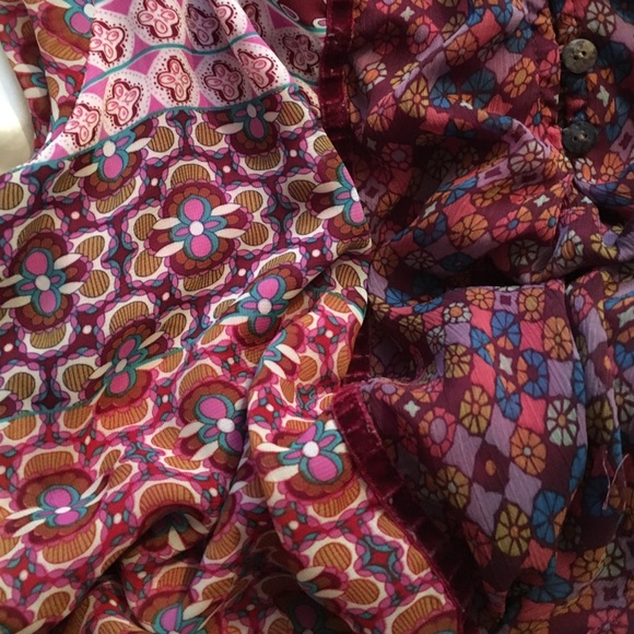 🚫🚫aold🚫🚫Roz & Ali bohemian blouse - Picture 3 of 4