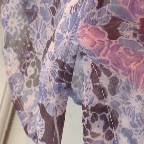 THEORY printed silk-gauze blouse - Picture 4 of 4