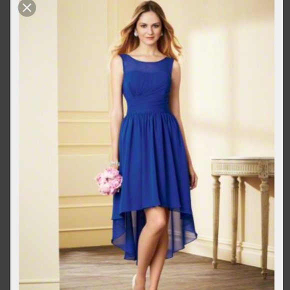 Alfred Angelo Bridesmaid 7298S Mediterranean Blue