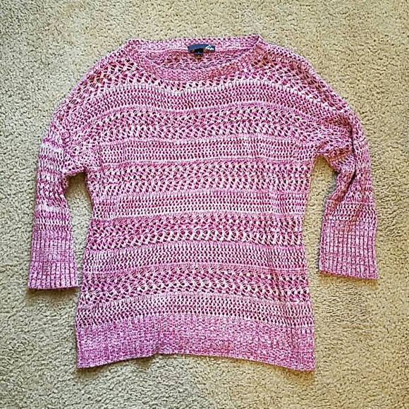 Crochet Sweater with 3/4 length sleeves