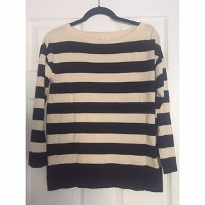 JCrew Boatneck Striped Tee Shirt