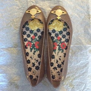 New without tags Vivienne Westwood Melissa Flats