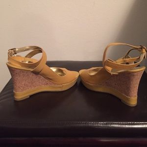 Yellow Platform sandals