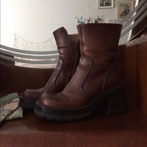Steve Madden vintage (1990s) leather boots.