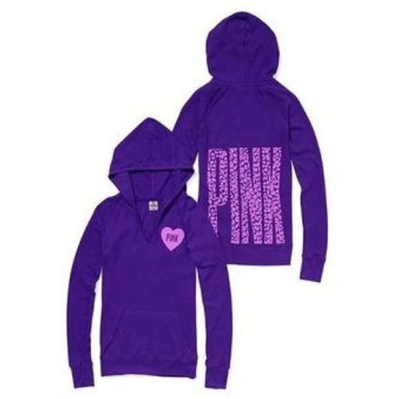 PINK by VS hooded thermal top