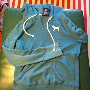 Victoria's Secret Pink Blue Hoodie