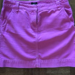 Pink light corduroy skirt from J Crew