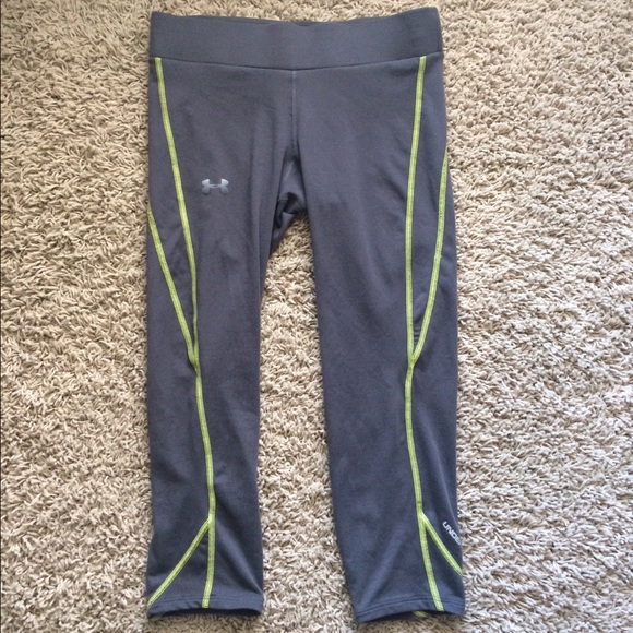 Like new! Under Armour gray running capris. Size S