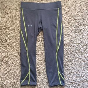 Like new! Under Armour gray running capris. Size S