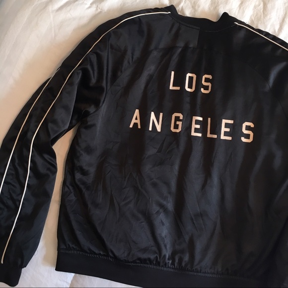 Silky Los Angeles bomber jacket