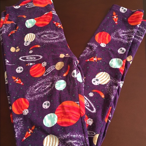 Lularoe space leggings OS