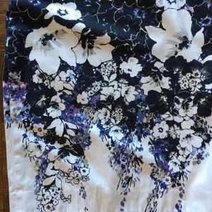 Beautiful light print lined cotton skirt