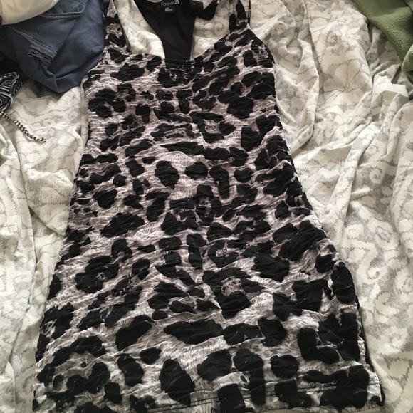 Animal print dress great for a night out