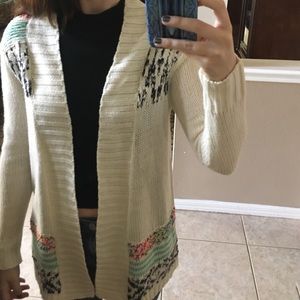 Francesca's Patterned Cardigan