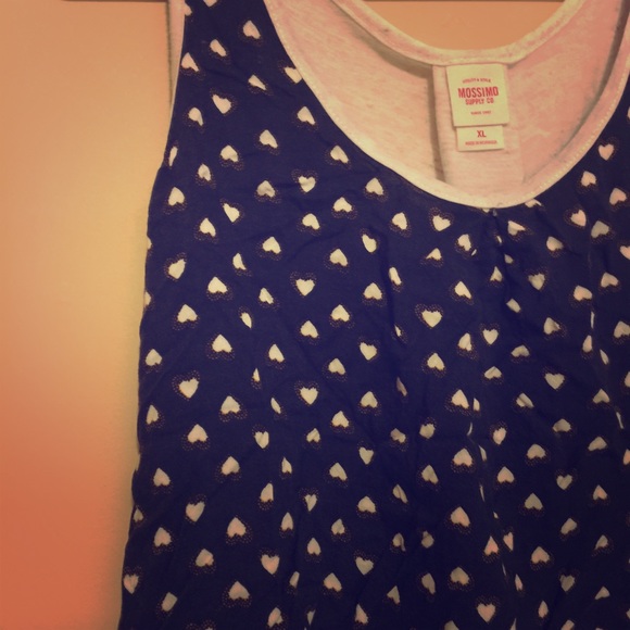 Navy Blue Mossimo High Low HiLo Tank