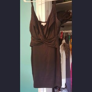 Black bodycon dress