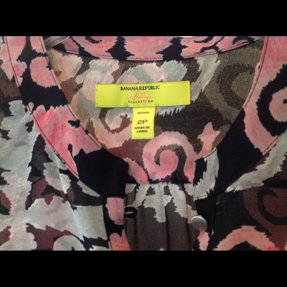 BANANA REPUBLIC MILLY Collection tunic blouse - Picture 1 of 4