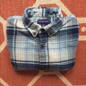 Lands' End men's casual button-down shirt