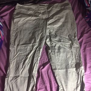 Two pair plus size ankle pants