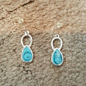 Blue earrings
