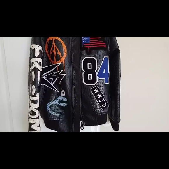 Ron Bass leather men's jacket