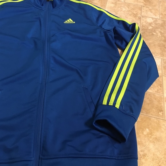 lime green adidas jacket