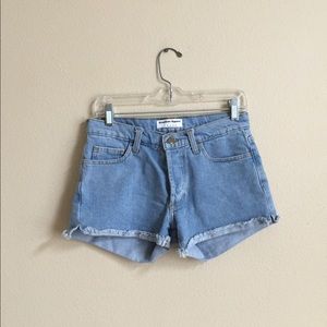 American Apparel denim shorts
