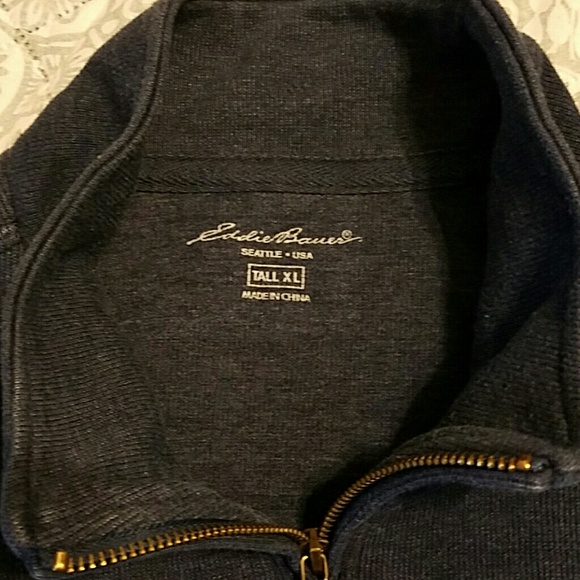 Eddie Bauer half zip XLR TALL sweater