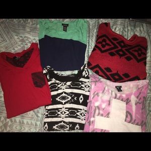5 long sleeve shirt bundle