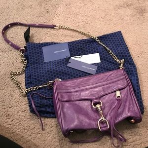 Purple Rebecca Minkoff Mini Mac Clutch