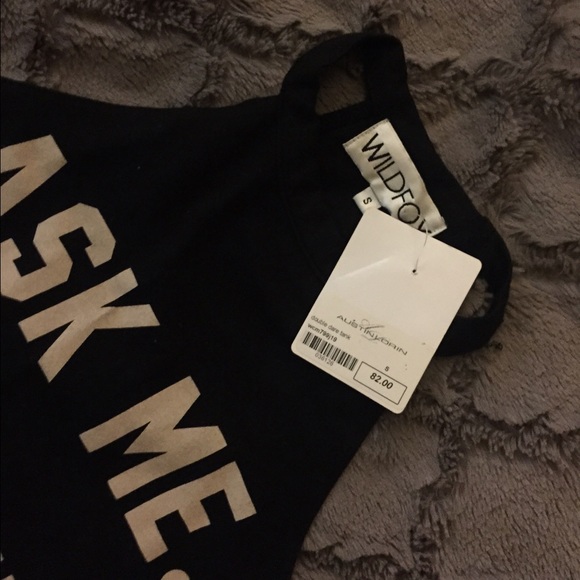 Wildfox Double Dare Grunge Halter Top - Picture 3 of 4