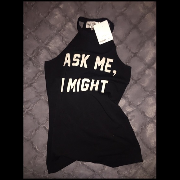 Wildfox Double Dare Grunge Halter Top - Picture 4 of 4