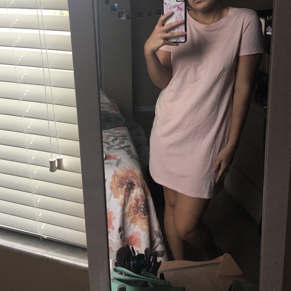 Baby Pink T-Shirt Dress 🎀