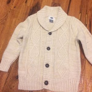Tan thick cardigan