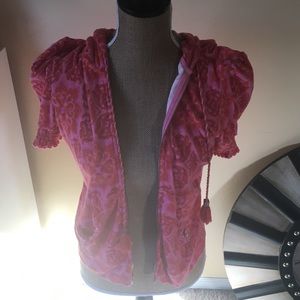 Juicy Couture floral zip up