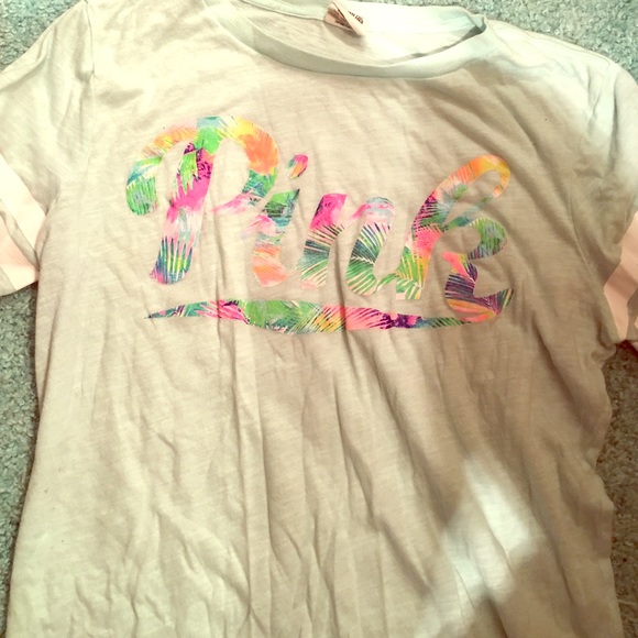 Teal Colorful PINK by VS tee - Picture 1 of 1