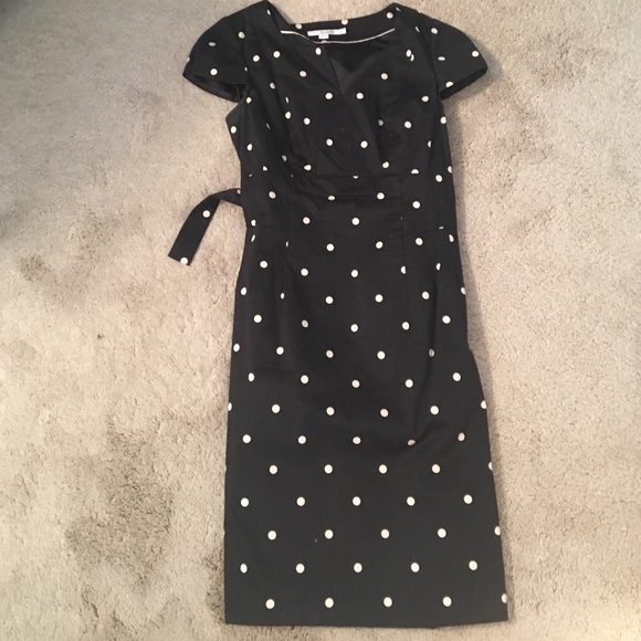 Boden Dresses & Skirts - Boden black and white polka dot dress