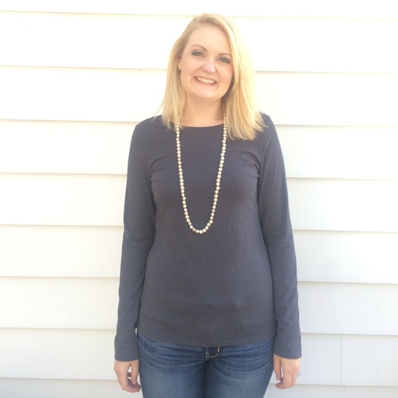 Charcoal Long Sleeve Tee