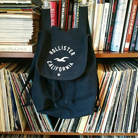Hollister drawstring backpack daypack