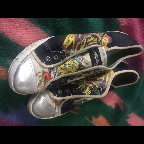 Vintage Ed Hardy shoes