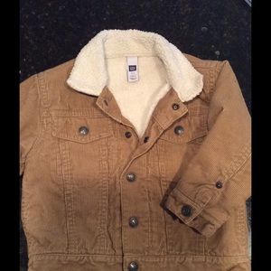 Gap Corduroy fleece lined coat