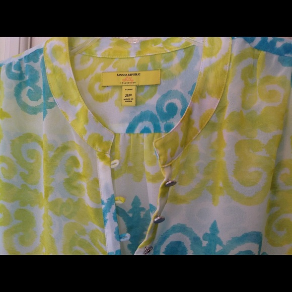 BANANA REPUBLIC MILLY Collection tunic blouse - Picture 1 of 4