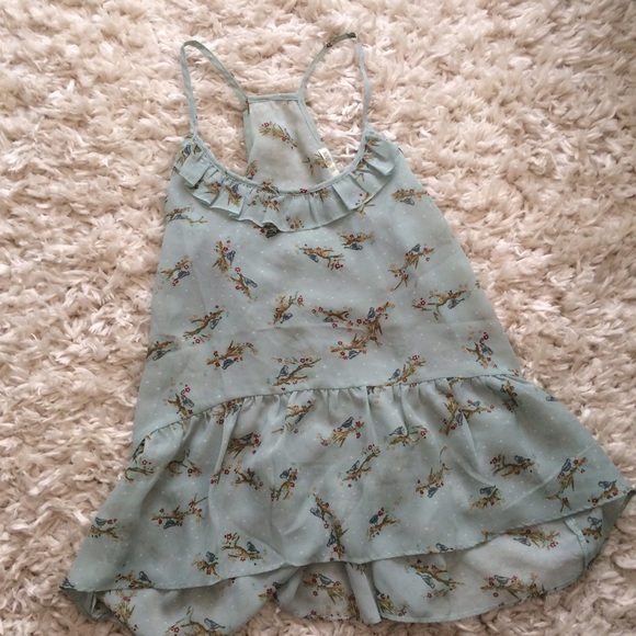 Light Chiffon printed tank