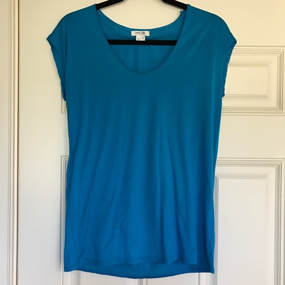 HELMUT LANG Blue Jersey Tee Tank S