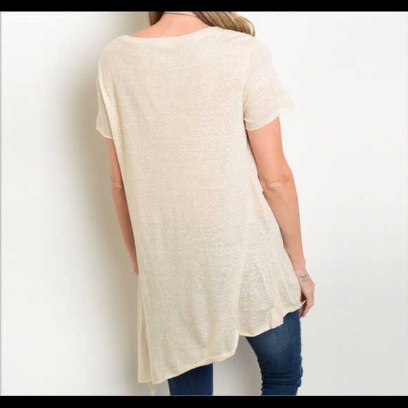 Tan Tunic Top - Picture 3 of 5