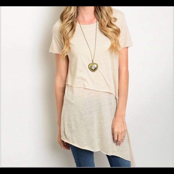 Tan Tunic Top - Picture 5 of 5
