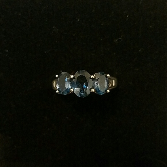 Costume, Blue stone and Silver ring